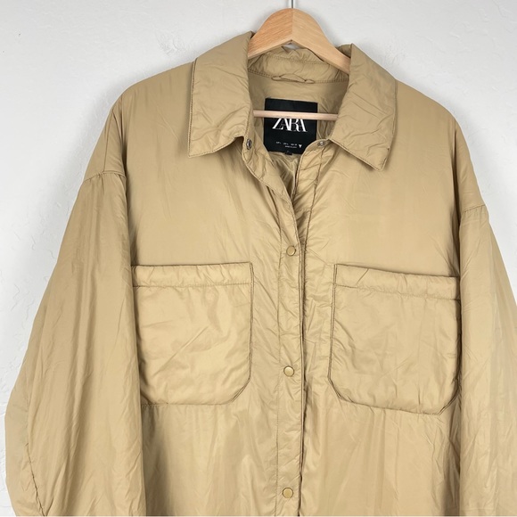 ZARA Light Weight Puffer oversized Shacket - Picture 6 of 12